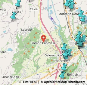 Mappa Via Ivrea, 10010 Fiorano Canavese TO, Italia (3.218)