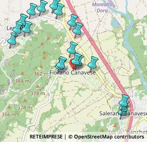 Mappa Via Ivrea, 10010 Fiorano Canavese TO, Italia (1.2015)