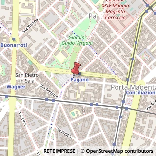 Mappa Via Mario Pagano,  69, 20145 Milano, Milano (Lombardia)