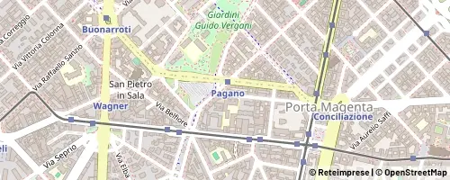 Mappa Mediolan