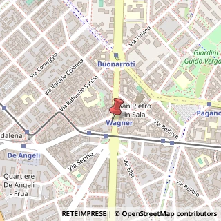 Mappa Via Michelangelo Buonarroti,  5, 20149 Milano, Milano (Lombardia)
