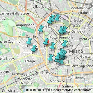 Mappa Wagner, Milano (1.632)