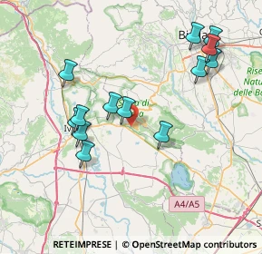 Mappa Strada Palazzo, 10012 Magnano BI, Italia (7.80923)