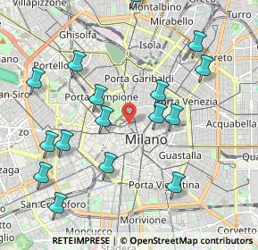 Mappa Largo Cairoli, 20121 Milano MI, Italia (2.2125)