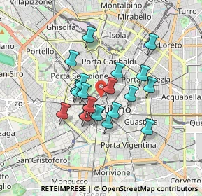 Mappa Largo Cairoli, 20121 Milano MI, Italia (1.3255)