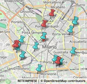 Mappa Via Giuseppe Pozzone, 20121 Milano MI, Italia (2.307)