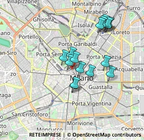 Mappa Largo Cairoli, 20121 Milano MI, Italia (1.5575)