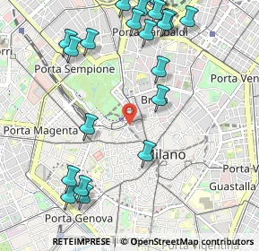 Mappa Largo Cairoli, 20121 Milano MI, Italia (1.28)