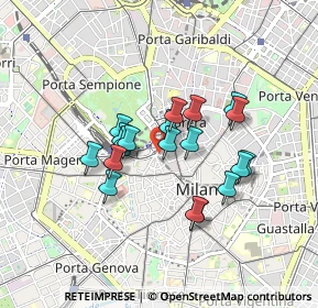 Mappa Largo Cairoli, 20121 Milano MI, Italia (0.665)