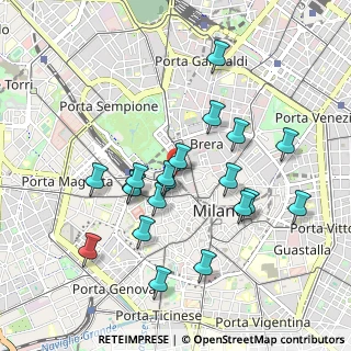 Mappa Via Giuseppe Pozzone, 20121 Milano MI, Italia (0.8995)