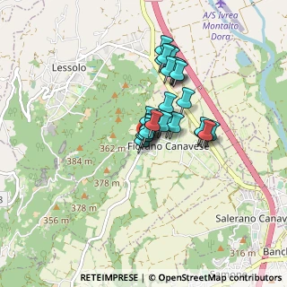 Mappa Via Marconi, 10010 Fiorano Canavese TO, Italia (0.59643)