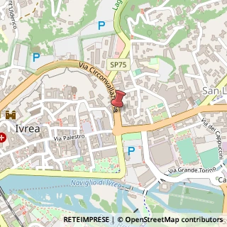 Mappa Via Circonvallazione, 4, 10015 Ivrea, Torino (Piemonte)
