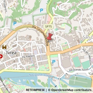 Mappa Via Circonvallazione, 20, 10015 Ivrea, Torino (Piemonte)