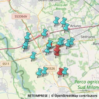 Mappa Via Brenno Cavallari, 20013 Magenta MI, Italia (3.3385)