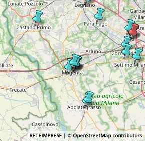 Mappa Via Brenno Cavallari, 20013 Magenta MI, Italia (8.91)
