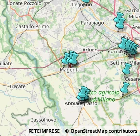 Mappa Via Brenno Cavallari, 20013 Magenta MI, Italia (9.3285)
