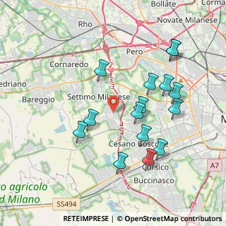 Mappa Milano MI IT, 20019 Settimo Milanese MI, Italia (3.85533)
