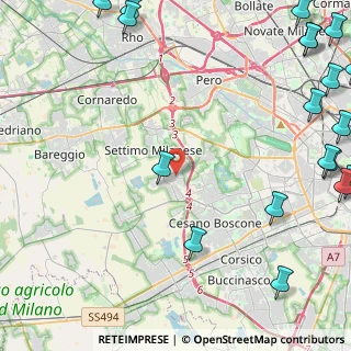 Mappa Milano MI IT, 20019 Settimo Milanese MI, Italia (7.46053)