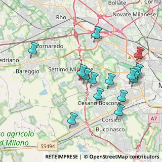 Mappa Milano MI IT, 20019 Settimo Milanese MI, Italia (4.09933)