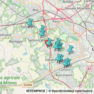 Mappa Milano MI IT, 20019 Settimo Milanese MI, Italia (3.065)