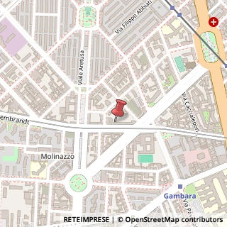 Mappa Via Rembrandt, 12, 20148 Milano, Milano (Lombardia)