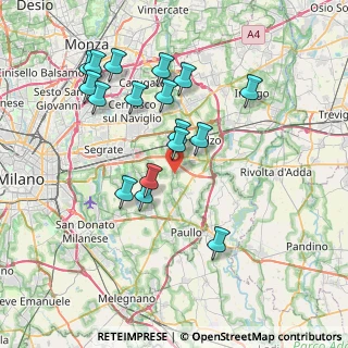 Mappa Via Brescia, 20090 Settala MI, Italia (7.41471)