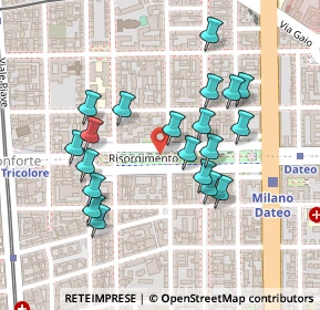 Mappa C.so Indipendenza, 20129 Milano MI, Italia (0.2165)