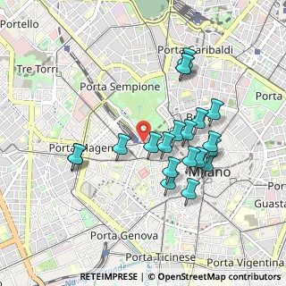 Mappa Piazzale Cadorna, 20123 Milano MI, Italia (0.855)