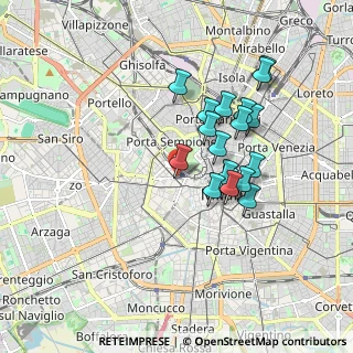 Mappa Via Boccaccio Giovanni, 20123 Milano MI, Italia (1.55)