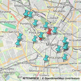 Mappa Via Boccaccio Giovanni, 20123 Milano MI, Italia (2.10722)