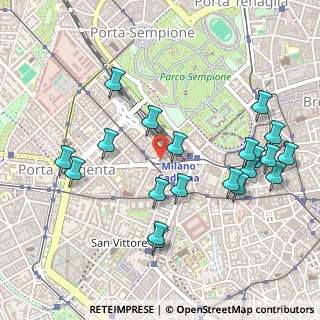 Mappa Via Boccaccio Giovanni, 20123 Milano MI, Italia (0.5515)