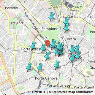 Mappa Via Boccaccio Giovanni, 20123 Milano MI, Italia (0.866)