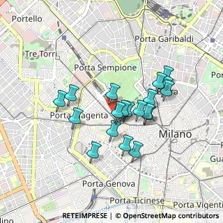 Mappa Via Boccaccio Giovanni, 20123 Milano MI, Italia (0.709)