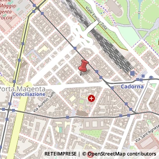 Mappa Via Vincenzo Gioberti, 1, 20123 Milano, Milano (Lombardia)