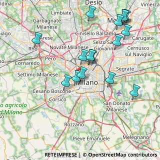 Mappa Via Vincenzo Gioberti, 20123 Milano MI, Italia (8.72438)