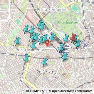 Mappa Via Giovanni Boccaccio, 20123 Milano MI, Italia (0.4265)