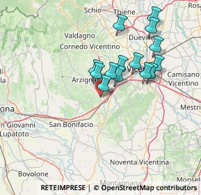 Mappa Via Lungo Chiampo, 36054 Montebello Vicentino VI, Italia (12.46857)