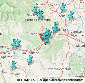 Mappa Via Lungo Chiampo, 36054 Montebello Vicentino VI, Italia (14.99867)