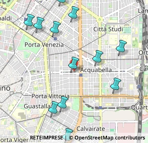 Mappa C.so Indipendenza Via Bronzetti, 20129 Milano MI, Italia (1.21917)