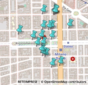 Mappa C.so Indipendenza Via Bronzetti, 20129 Milano MI, Italia (0.2055)