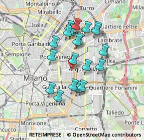 Mappa C.so Indipendenza Via Bronzetti, 20129 Milano MI, Italia (1.5095)
