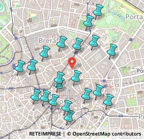 Mappa Via Gerolamo Morone, 20121 Milano MI, Italia (0.521)