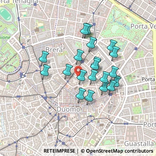 Mappa Via Gerolamo Morone, 20121 Milano MI, Italia (0.3805)