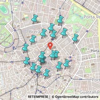 Mappa Via Gerolamo Morone, 20121 Milano MI, Italia (0.4525)