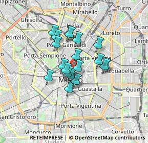 Mappa Via Gerolamo Morone, 20121 Milano MI, Italia (1.177)