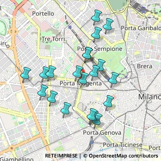 Mappa Piazza della Conciliazione, 20123 Milano MI, Italia (0.9245)
