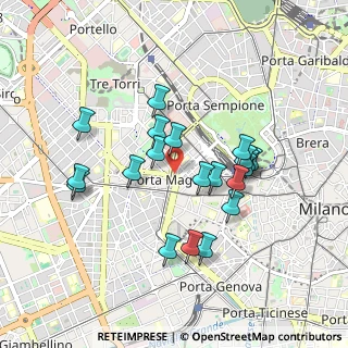 Mappa Piazza della Conciliazione, 20123 Milano MI, Italia (0.814)