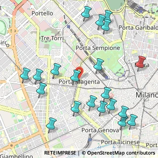 Mappa Piazza della Conciliazione, 20123 Milano MI, Italia (1.264)