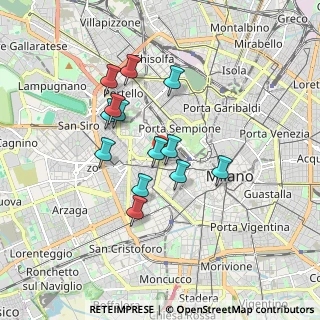 Mappa Piazza della Conciliazione, 20123 Milano MI, Italia (1.45769)