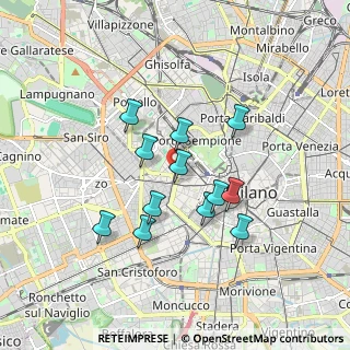 Mappa Piazza della Conciliazione, 20123 Milano MI, Italia (1.46083)